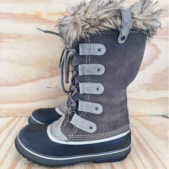 Sorel - Joan Of Arctic - Winter Boots - Gray - Women's - 7 - NL1540-015 - Picture 3 of 8